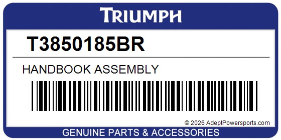Triumph T3850185BR Handbook Assembly