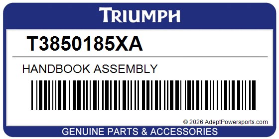 Triumph T3850185XA Handbook Assembly