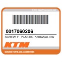 KTM 0017060206 Screw F. Plastic K60x20al Sw6