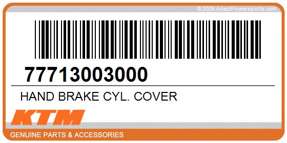 KTM 77713003000 Hand Brake Cyl. Cover
