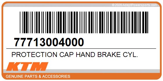 KTM 77713004000 Protection Cap Hand Brake Cyl.