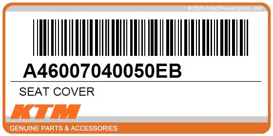 KTM A46007040050EB Seat Cover