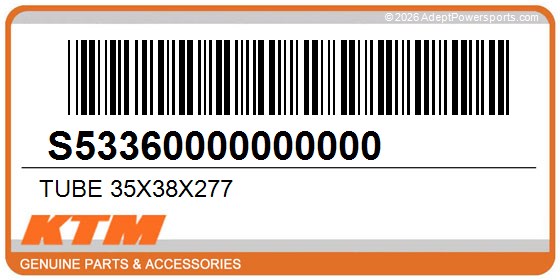 KTM S53360000000000 Tube 35X38x277
