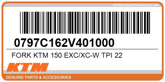 KTM 0797C162V401000 Fork Ktm 150 Exc/Xc-W Tpi 22