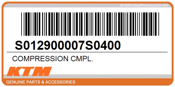 KTM S012900007S0400 Compression Cmpl.