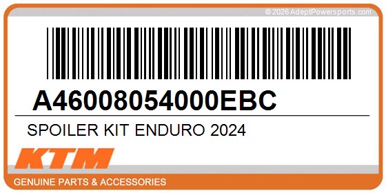 KTM A46008054000EBC Spoiler Kit Enduro 2024