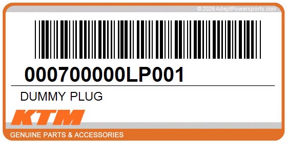 KTM 000700000LP001 Dummy Plug