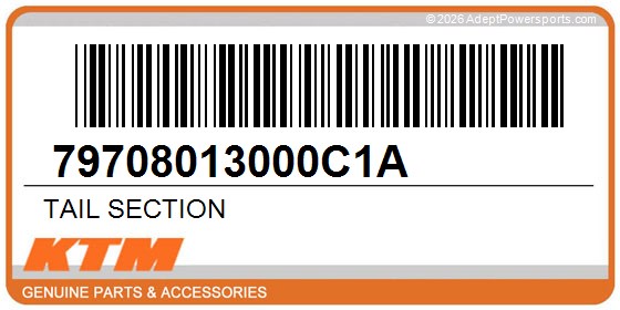 KTM 79708013000C1A Tail Section