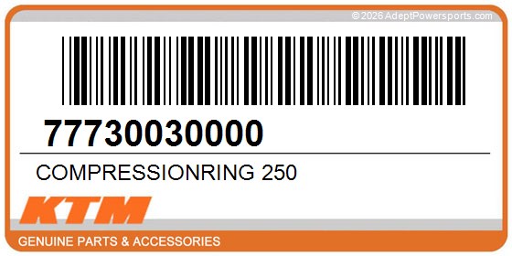 KTM 77730030000 Compressionring 250