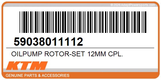 KTM 59038011112 Oilpump Rotor-Set 12Mm Cpl.