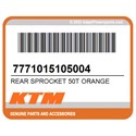 KTM 7771015105004 Rear Sprocket 50T Orange