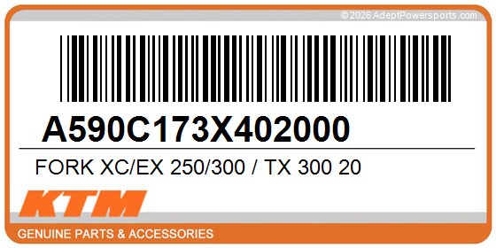 KTM A590C173X402000 Fork Xc/Ex 250/300 / Tx 300 20