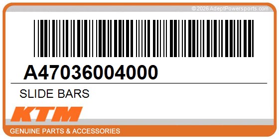 KTM A47036004000 Slide Bars
