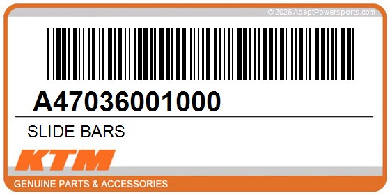 KTM A47036001000 Slide Bars