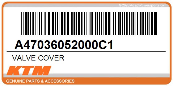 KTM A47036052000C1 Valve Cover