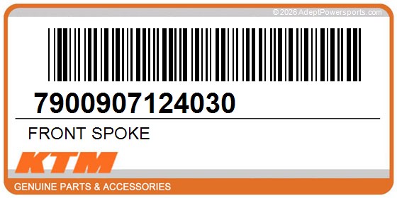 KTM 7900907124030 Front Spoke