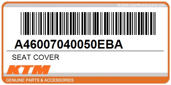 KTM A46007040050EBA Seat Cover