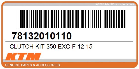 KTM 78132010110 Clutch Kit 350 Exc-F 12-15