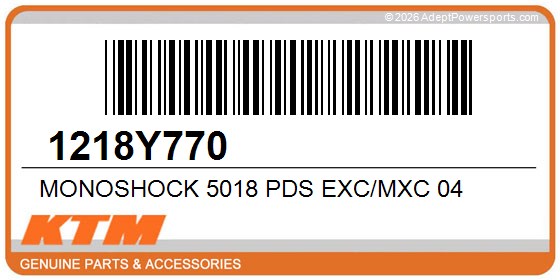 KTM 1218Y770 Monoshock 5018 Pds Exc/Mxc 04