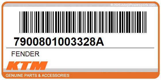 KTM 7900801003328A Fender