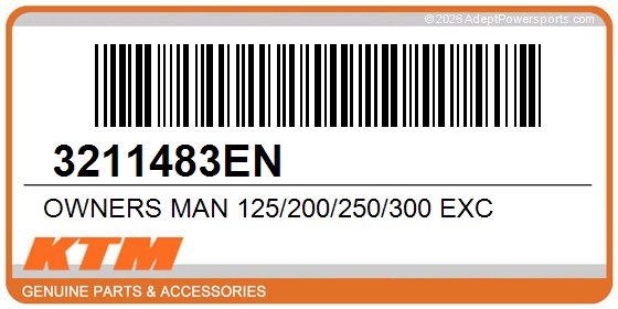 KTM 3211483EN Owners Man 125/200/250/300 Exc