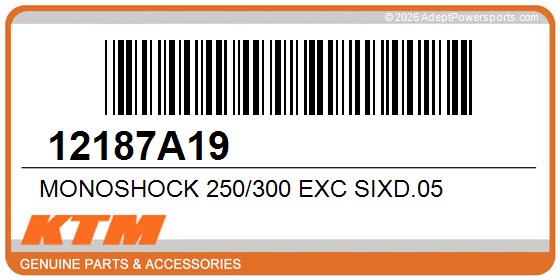 KTM 12187A19 Monoshock 250/300 Exc Sixd.05