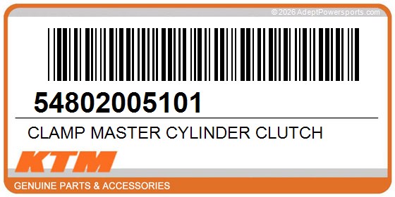 KTM 54802005101 Clamp Master Cylinder Clutch
