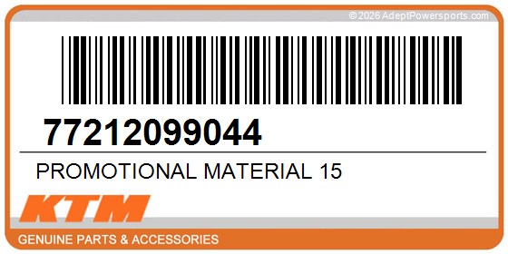 KTM 77212099044 Promotional Material 15