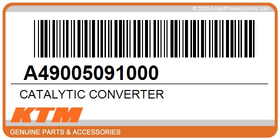 KTM A49005091000 Catalytic Converter