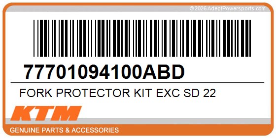 KTM 77701094100ABD Fork Protector Kit Exc Sd 22