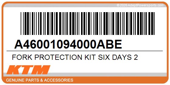 KTM A46001094000ABE Fork Protection Kit Six Days 2