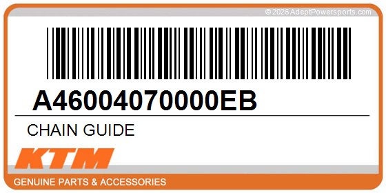 KTM A46004070000EB Chain Guide