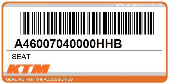 KTM A46007040000HHB Seat
