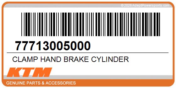 KTM 77713005000 Clamp Hand Brake Cylinder