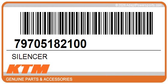 KTM 79705182100 Silencer