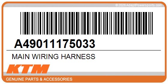 KTM A49011175033 Main Wiring Harness