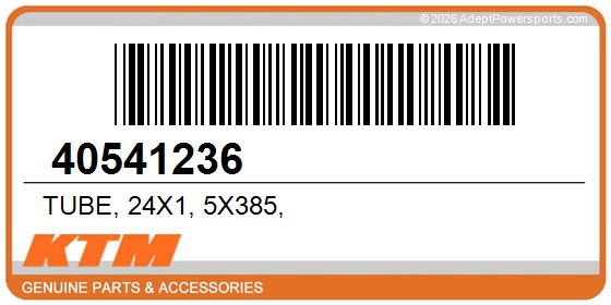 KTM 40541236 Tube, 24X1, 5X385,