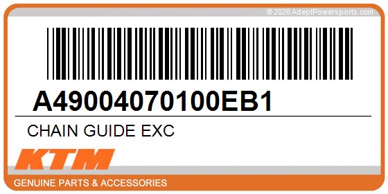 KTM A49004070100EB1 Chain Guide Exc