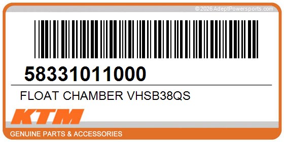 KTM 58331011000 Float Chamber Vhsb38qs