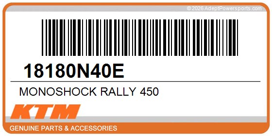KTM 18180N40E Monoshock Rally 450