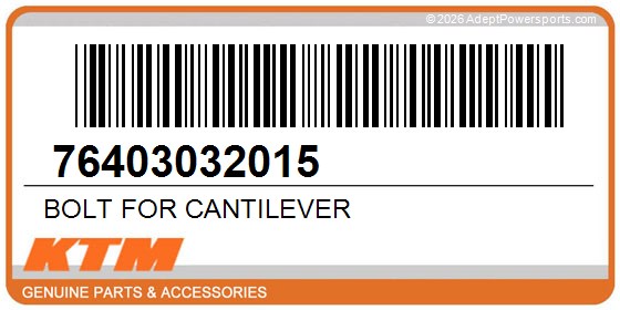 KTM 76403032015 Bolt For Cantilever