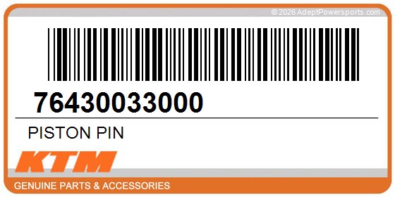 KTM 76430033000 Piston Pin