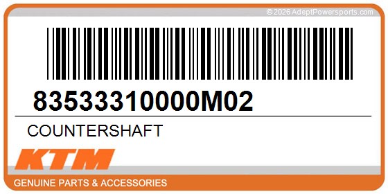 KTM 83533310000M02 Countershaft