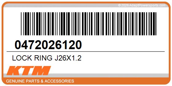KTM 0472026120 Lock Ring J26x1.2