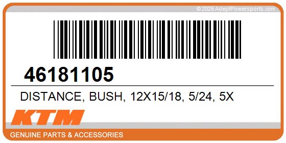 KTM 46181105 Distance, Bush, 12X15/18, 5/24, 5X