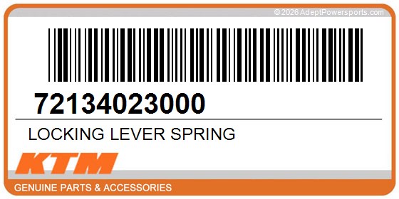 KTM 72134023000 Locking Lever Spring