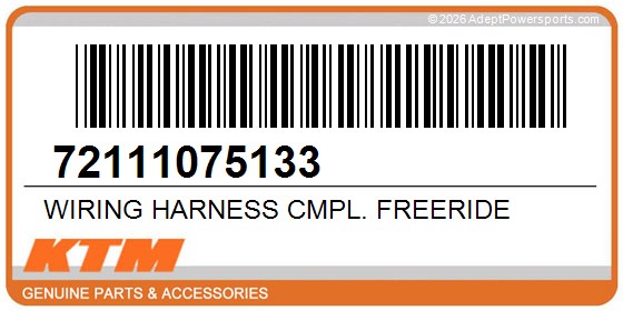 KTM 72111075133 Wiring Harness Cmpl. Freeride