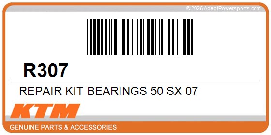 KTM R307 Repair Kit Bearings 50 Sx 07