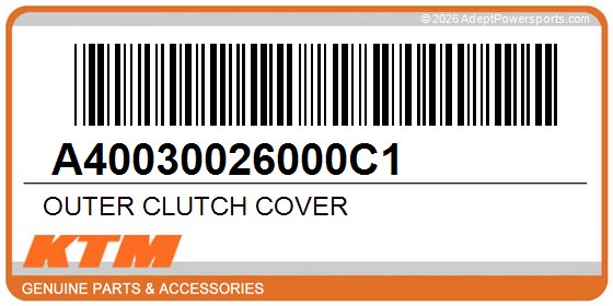 KTM A40030026000C1 Outer Clutch Cover