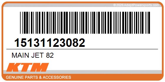 KTM 15131123082 Main Jet 82